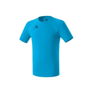 Erima Sport T-shirt Basic Performance (100% Polyester, Mesh Inserts) Curacao Blue Men