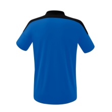 Erima Sport-Polo Change (100% recycled Polyester, quick-drying functional material) royal blue/black Men