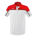 Erima Sport Polo Change (100% recycled Polyester, quick-drying functional material) white/red Men