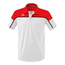 Erima Sport Polo Change (100% recycled Polyester, quick-drying functional material) white/red Men