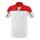 Erima Sport Polo Change (100% recycled Polyester, quick-drying functional material) white/red Men