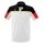 Erima Sport Polo Change (100% recycled Polyester, quick-drying functional material) white/black/red Men