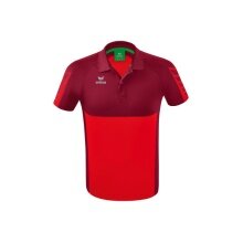 Erima Sport-Polo Six Wings (100% Polyester, quick-drying, comfortable feel) red/bordeaux Men