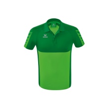 Erima Sport-Polo Six Wings (100% Polyester, quick-drying, comfortable to wear) green/emerald Men