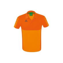 Erima Sport-Polo Six Wings (100% Polyester, quick-drying, comfortable to wear) orange Men