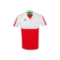 Erima Sport-Polo Six Wings (100% Polyester, quick-drying, comfortable feel) red/white Men