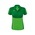 Erima Sport-Polo Six Wings (100% Polyester, tailored cut, quick-drying) green/emerald Women