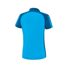 Erima Sport-Polo Six Wings (100% Polyester, tailored cut, quick-drying) curacao blue Women