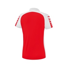 Erima Sport Polo Six Wings (100% Polyester, tailored cut, quick-drying) red/white Women