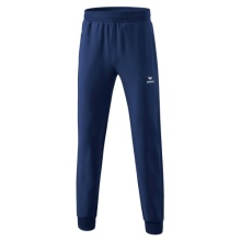 Erima Presentation Pants Change (100% recycled Polyester, light, zip pockets) long navy blue Men