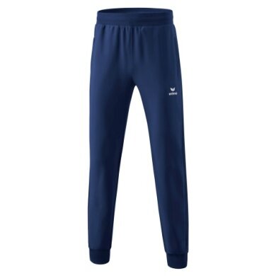 Erima Presentation Pants Change (100% recycled Polyester, light, zip pockets) long navy blue Men