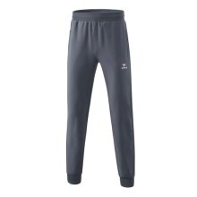 Erima Presentation Pants Change (100% recycled Polyester, light, zip pockets) long grey Boys