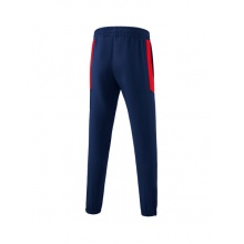 Erima Presentation Pants Team long (100% Polyester, light, modern slim fit) navy blue/red Men