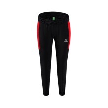 Erima Presentation Pants Team long (100% Polyester, light, modern slim fit) black/red Women