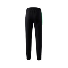 Erima Presentation Trousers Team long (100% Polyester, light, modern slim fit) black/emerald Women