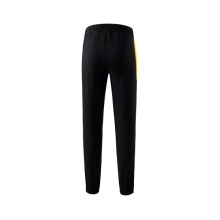 Erima Presentation Pants Team long (100% Polyester, light, modern slim fit) black/yellow Women