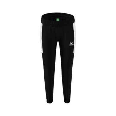 Erima Presentation Pants Team long (100% Polyester, light, modern slim fit) black/white Women