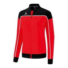 Erima Presentation Jacket Change (100% recycled Polyester, elastic functional material) red/black/white Women