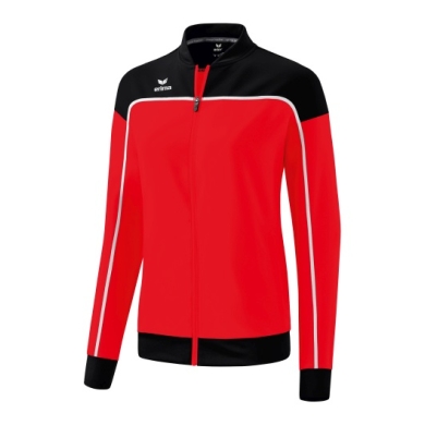 Erima Presentation Jacket Change (100% recycled Polyester, elastic functional material) red/black/white Women