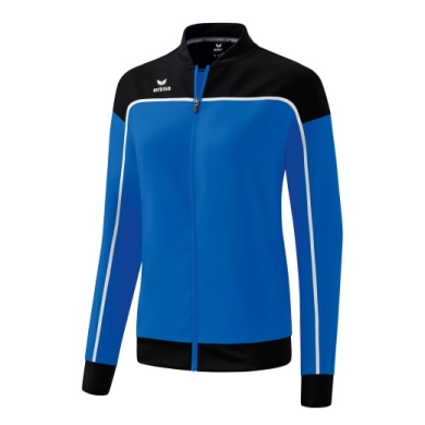 Erima Presentation Jacket Change (100% recycled Polyester, elastic functional material) royal blue/black/white Women