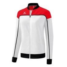 Erima Presentation Jacket Change (100% recycled Polyester, elastic functional material) white/red/black Women