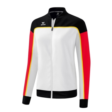 Erima Presentation Jacket Change (100% recycled Polyester, elastic functional material) white/black/red Women