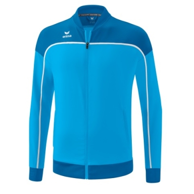 Erima Presentation Jacket Change (100% recycled Polyester, elastic functional material) turquoise/white Boys