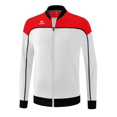 Erima Presentation Jacket Change (100% recycled Polyester, elastic functional material) white/red/black Boys