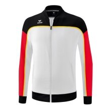 Erima Presentation Jacket Change (100% recycled Polyester, elastic functional material) white/black/red Boys