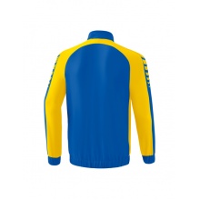 Erima Presentation Jacket Six Wings (100% Polyester, Stand-up collar, without lining) navy blue/yellow Boys