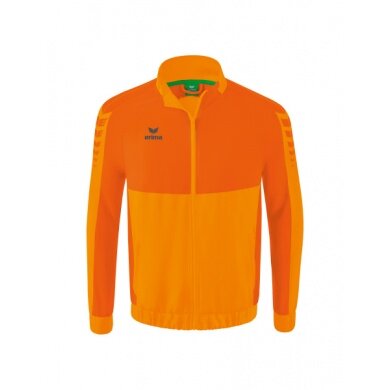 Erima Presentation Jacket Six Wings (100% Polyester, Stand-up Collar, without Lining) Orange Men