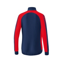 Erima Presentation Jacket Six Wings (100% Polyester, Stand-up Collar, Tailored Cut) Navy Blue/Red Women