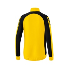 Erima Presentation Jacket Six Wings (100% Polyester, Stand-up Collar, tailored cut) yellow/black Women