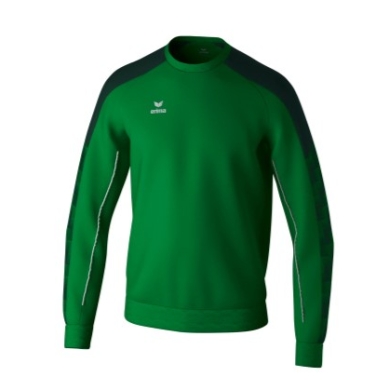 Erima Pullover Evo Star Sweatshirt (high wearing comfort) emerald green/pine Men