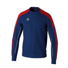 Erima Pullover Evo Star Sweatshirt (high wearing comfort) navy blue/red Men