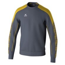 Erima Pullover Evo Star Sweatshirt (high wearing comfort) grey/yellow Kids