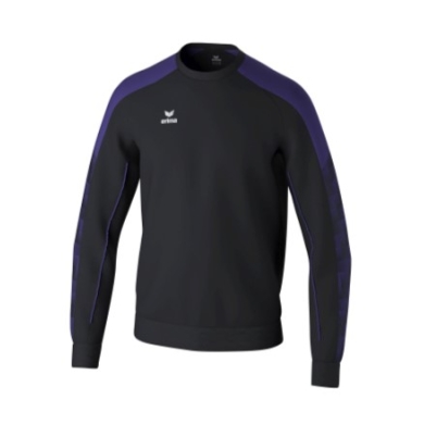 Erima Pullover Evo Star Sweatshirt (high wearing comfort) black/purple Kids