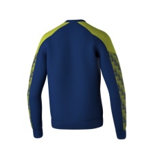 Erima Pullover Evo Star Sweatshirt (high wearing comfort) navy blue/lime green Men