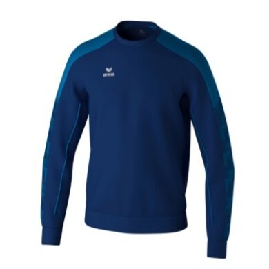 Erima Pullover Evo Star Sweatshirt (high wearing comfort) navy blue/blue Men