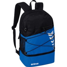 Erima Backpack Six Wings - Multifunctional backpack with double zipper - royal blue/black