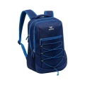 Erima Backpack Squad - Multifunctional backpack with double zipper - navy blue/royal blue 30x18x45cm