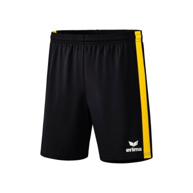 Erima sports shorts Short Retro Star without inner slip black/yellow boys