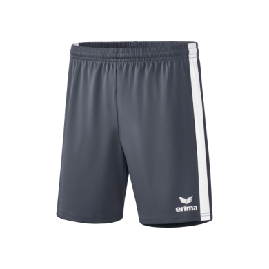 Erima sports shorts Short Retro Star without inner slip grey/white boys