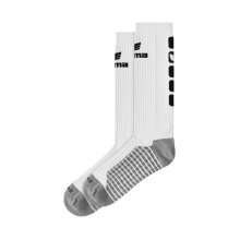 Erima Sportsocke Classic 5-Cubes Long white/black - 1 Pair