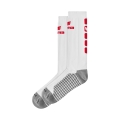 Erima Sportsocke Classic 5-Cubes Long white/red - 1 Pair