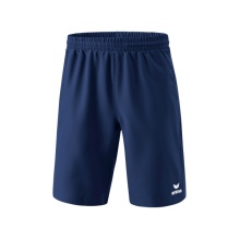 Erima Sport Pants Change Shorts (with inner shorts, stretch inserts) short navy blue Men