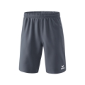 Erima Sport Pants Change Shorts (with inner shorts, stretch inserts) short grey Men