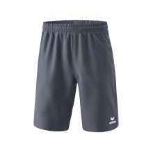 Erima Sport Pants Change Shorts (with inner shorts, stretch inserts) short grey Men