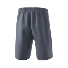 Erima Sport Pants Change Shorts (with inner shorts, stretch inserts) short grey Men