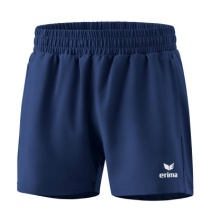 Erima Sport Pants Change Shorts (with inner shorts, stretch inserts) short navy blue Women